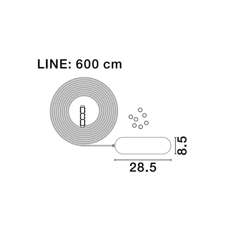 Driver Șina Magnetică Externă 9010213 Breda Magnetic Nova Luce