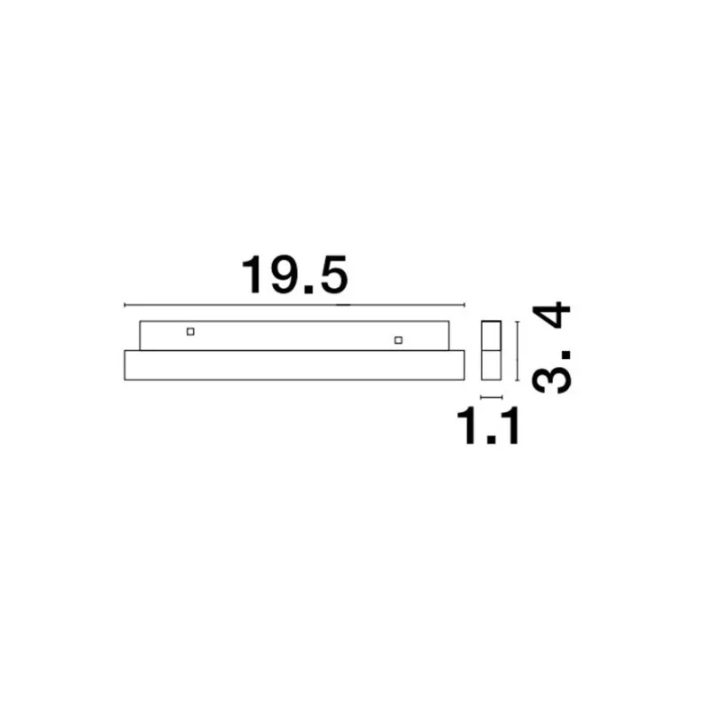 Șina Magnetică Slim 9010308 Ultra Slim Magnetic Nova Luce