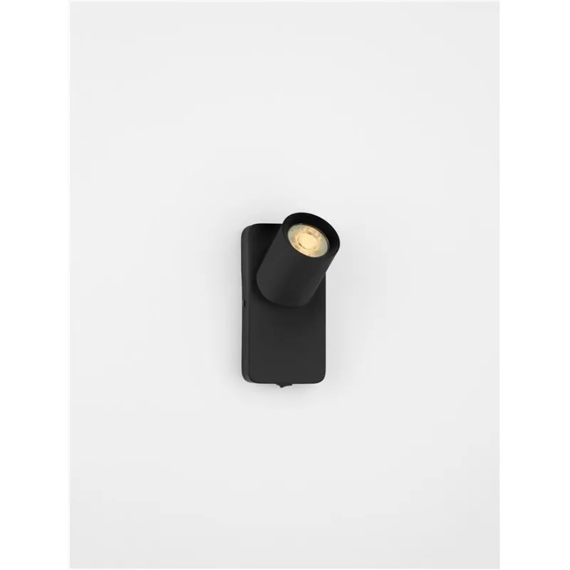 Aplica 9011338 Cosmina Nova Luce, Modern, Gu10, Negru