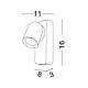 Aplica 9011338 Cosmina Nova Luce, Modern, Gu10, Negru