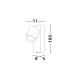 Aplica 9011338 Cosmina Nova Luce, Modern, Gu10, Negru