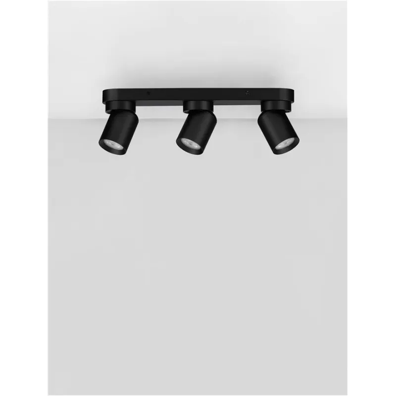 Lustra Spot 9011342 Amecy Nova Luce, Modern, Gu10, Negru