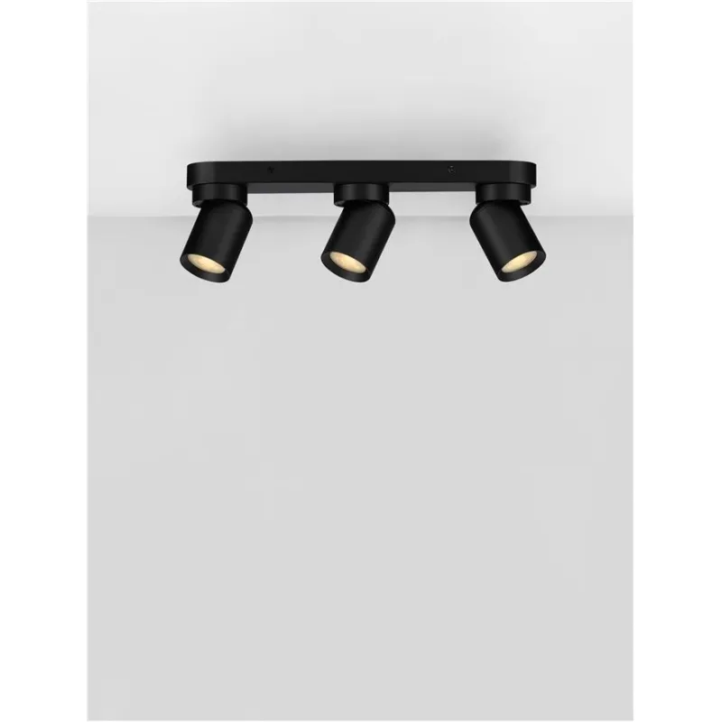 Lustra Spot 9011342 Amecy Nova Luce, Modern, Gu10, Negru