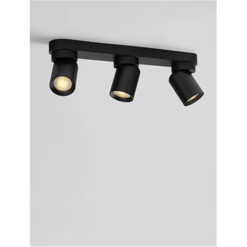Lustra Spot 9011342 Amecy Nova Luce, Modern, Gu10, Negru
