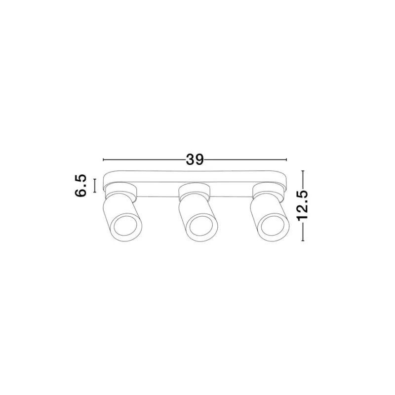 Lustra Spot 9011343 Amecy Nova Luce, Modern, Gu10, Alb
