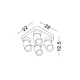 Lustra Spot 9011344 Amecy Nova Luce, Modern, Gu10, Negru