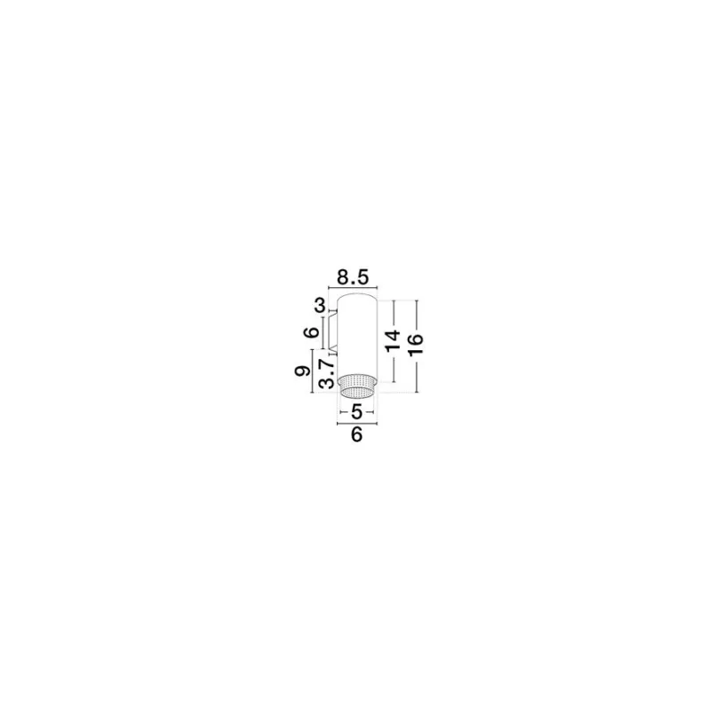 Aplica 9011405 Nessi Nova Luce, Modern, Gu10, Auriu