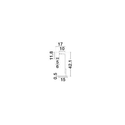 Veioza 9011409 Nessi Nova Luce, Modern, Gu10, Auriu