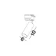 Sistem suspensie Șina 1 Fază 9011454 2-Wires Track Nova Luce, Gu10