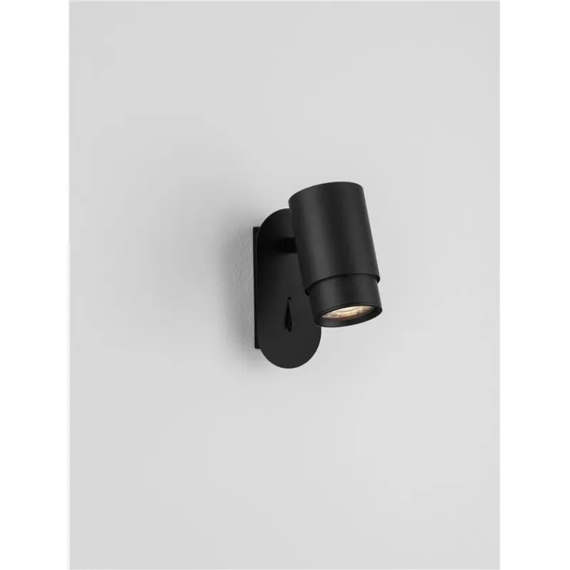 Aplica 9011527 Nime Nova Luce, Modern, Gu10, Negru