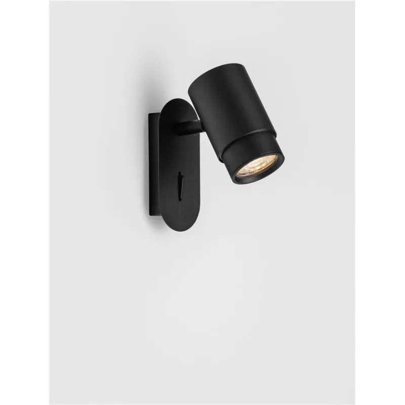 Aplica 9011527 Nime Nova Luce, Modern, Gu10, Negru