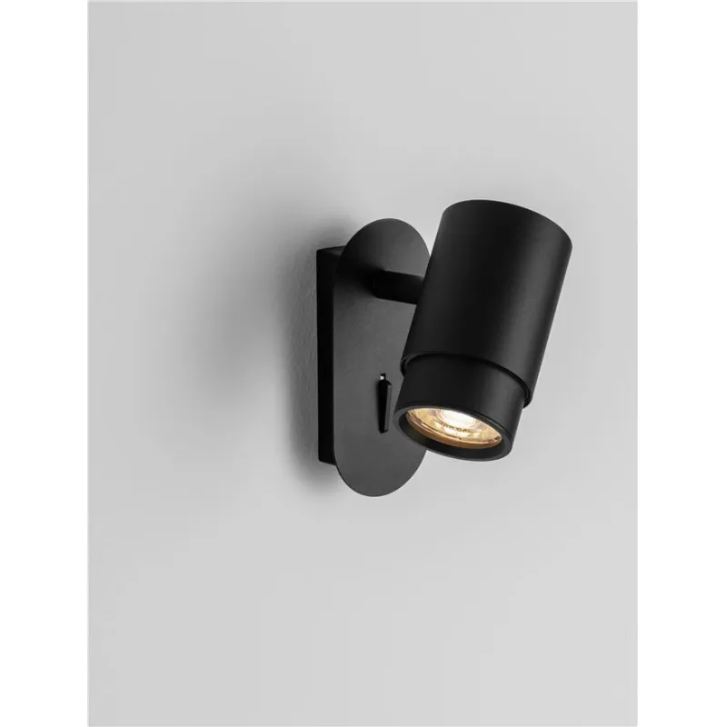 Aplica 9011527 Nime Nova Luce, Modern, Gu10, Negru