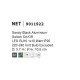 Aplica 9011922 Net Nova Luce, Modern, Gu10, Negru