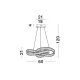 Candelabru 9019722 Conceto Nova Luce, Clasic, Led, Auriu
