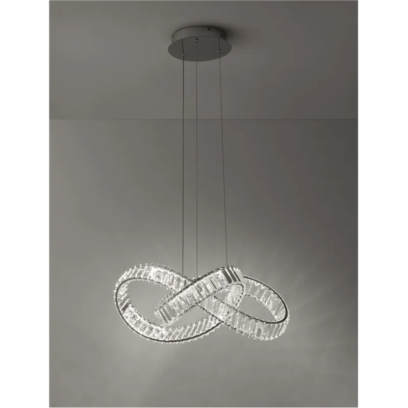 Candelabru 9019723 Conceto Nova Luce, Clasic, Led, Crom