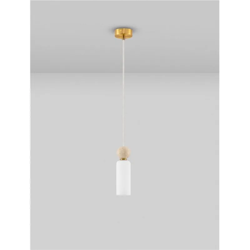 Pendul 9019784 Filomena Nova Luce, Natural, G9, Auriu