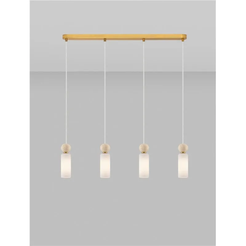 Lustra 9019786 Filomena Nova Luce, Natural, G9, Auriu