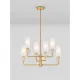 Lustra 9019787 Filomena Nova Luce, Natural, G9, Auriu