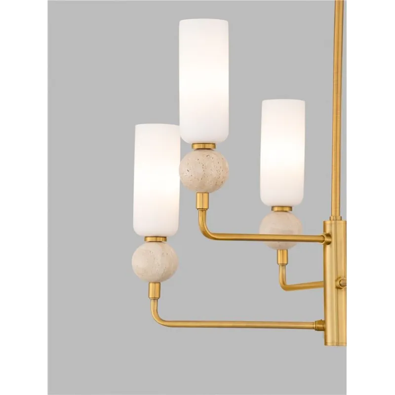 Lustra 9019787 Filomena Nova Luce, Natural, G9, Auriu