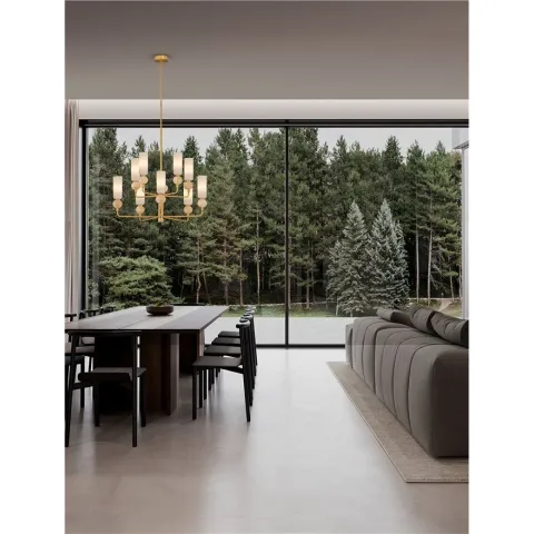 Lustra 9019788 Filomena Nova Luce, Natural, G9, Auriu