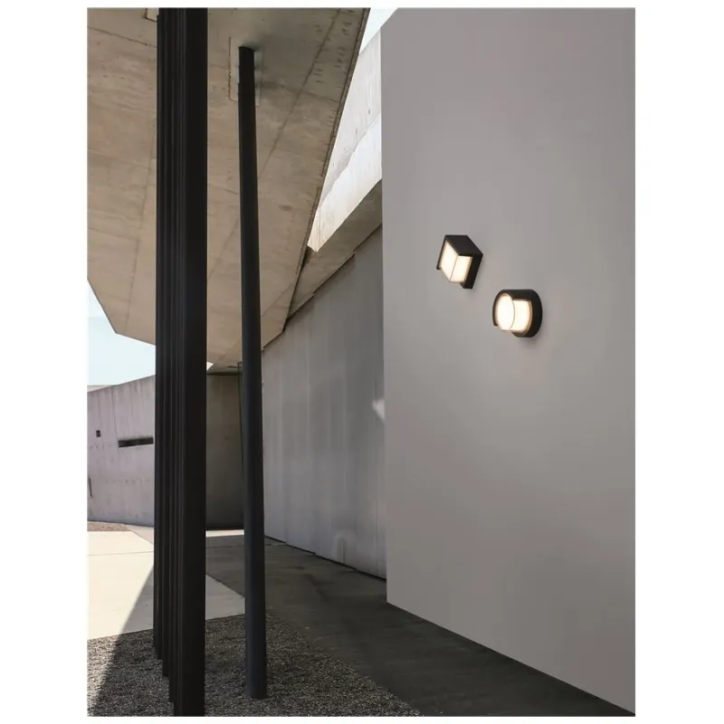 Aplica Exterior 9026002 Max Nova Luce, Modern, Led, Gri