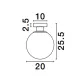 Plafoniera 9028840 Vita Nova Luce, Modern, E27, Auriu