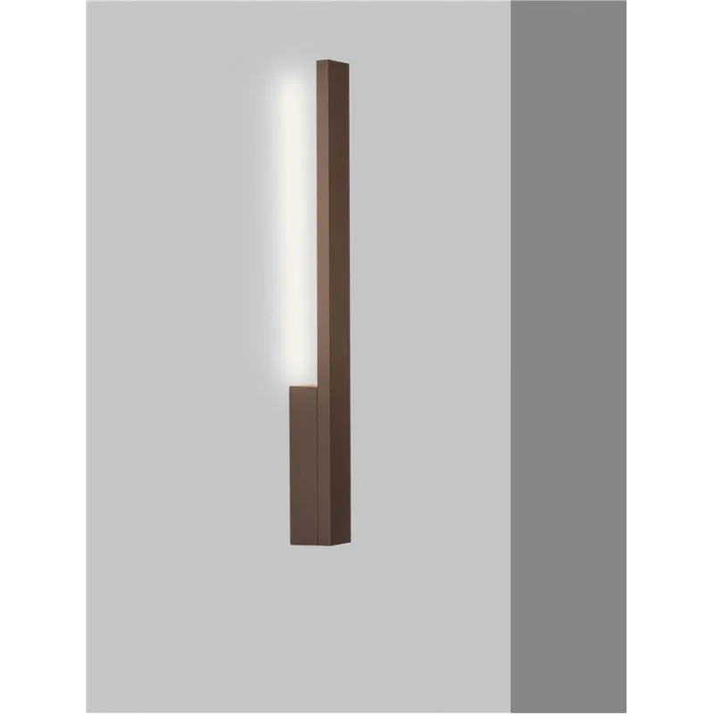 Aplica Exterior 9030102 Isos Nova Luce, Modern, Led, Corten