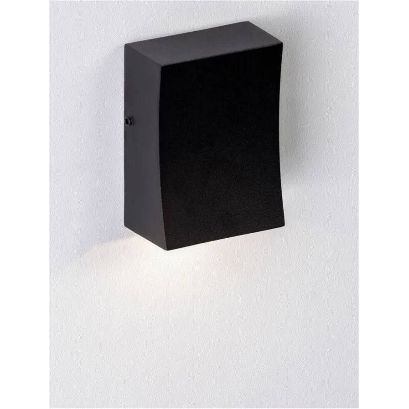 Aplica Exterior 9030148 Boxy Nova Luce, Modern, Led, Negru