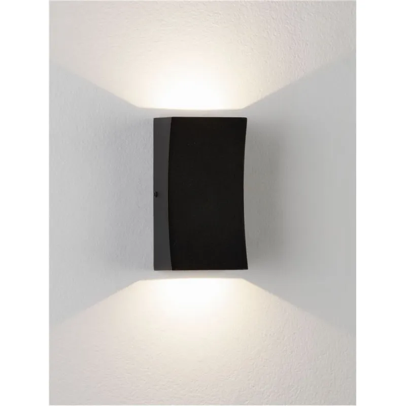Aplica Exterior 9030150 Boxy Nova Luce, Modern, Led, Negru
