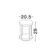 Stâlp 9030162 Optus Nova Luce, Modern, Led, Negru