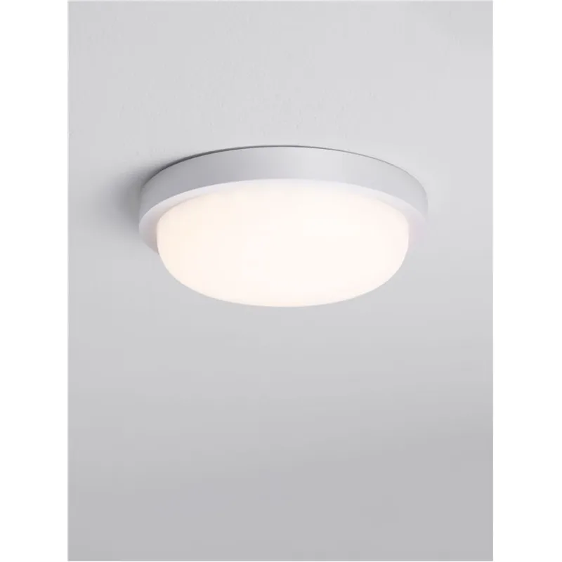 Plafoniera Exterior 9030768 Reo Nova Luce, Modern, Led, Alb
