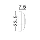 Plafoniera Exterior 9030769 Reo Nova Luce, Modern, Led, Negru