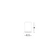 Plafoniera Exterior 9030842 Lumina Nova Luce, Modern, Led, Antracit