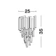 Aplica 9050100 Grane Nova Luce, Clasic, E14, Auriu