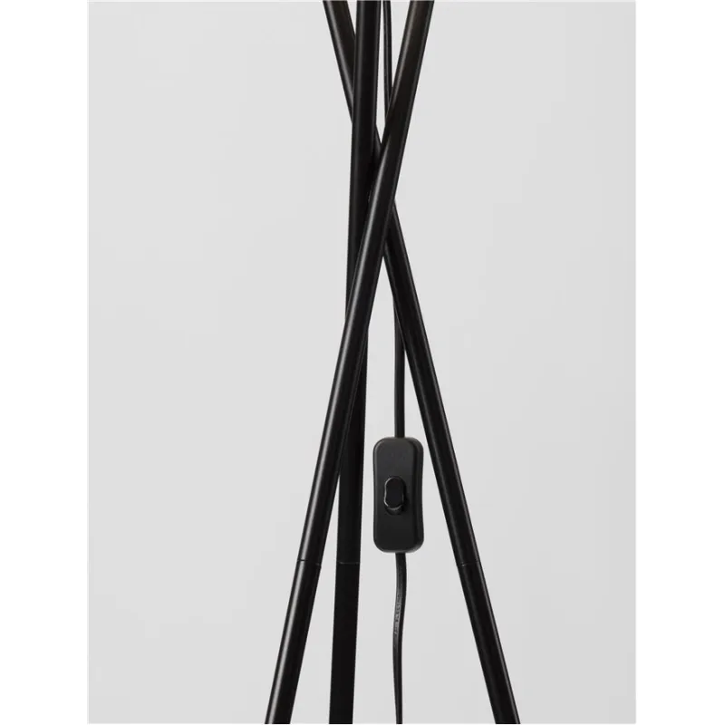 Lampadar 9050160 Retro Nova Luce, Modern, Negru