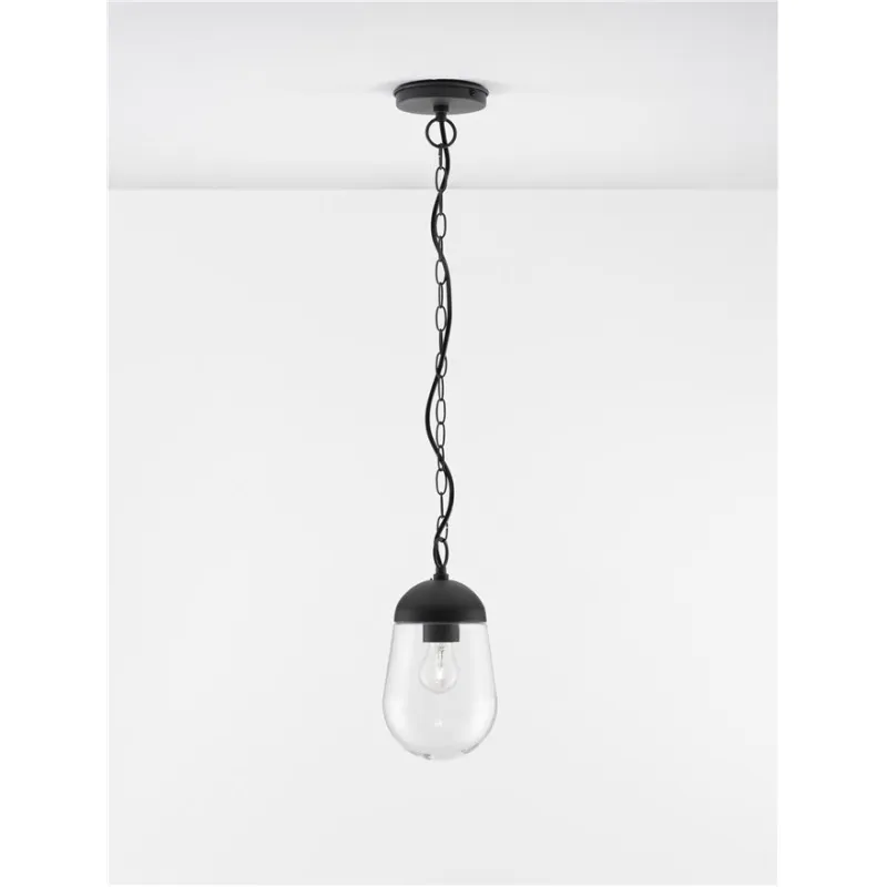 Pendul Exterior 9060197 Omika Nova Luce, Modern, E27, Gri