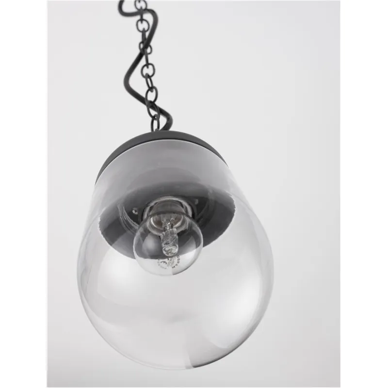 Pendul Exterior 9060197 Omika Nova Luce, Modern, E27, Gri