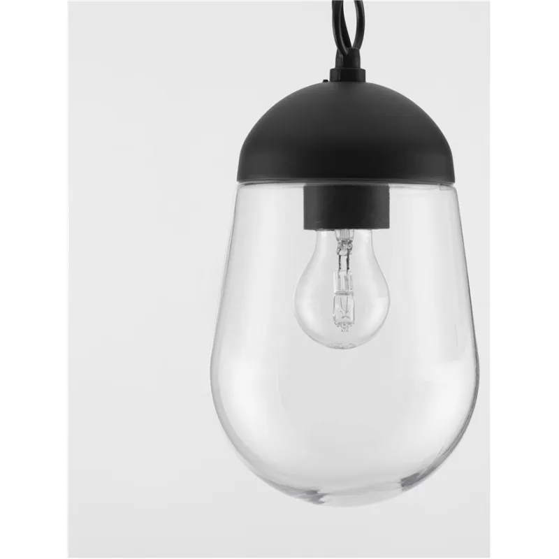 Pendul Exterior 9060197 Omika Nova Luce, Modern, E27, Gri