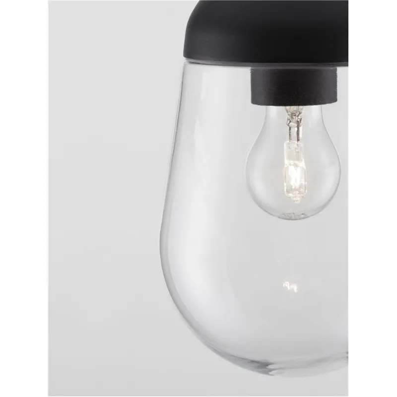 Pendul Exterior 9060197 Omika Nova Luce, Modern, E27, Gri