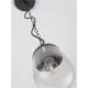 Pendul Exterior 9060197 Omika Nova Luce, Modern, E27, Gri