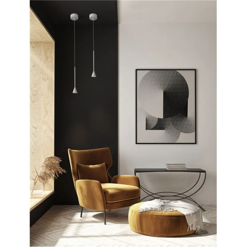 Pendul 9060215 Net Nova Luce, Modern, Led, Alb