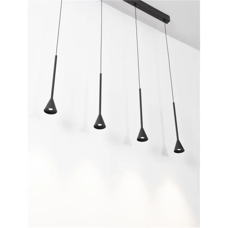 Lustra 9060218 Net Nova Luce, Modern, Led, Negru