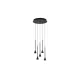 Pendul 9060219 Net Nova Luce, Modern, Led, Negru