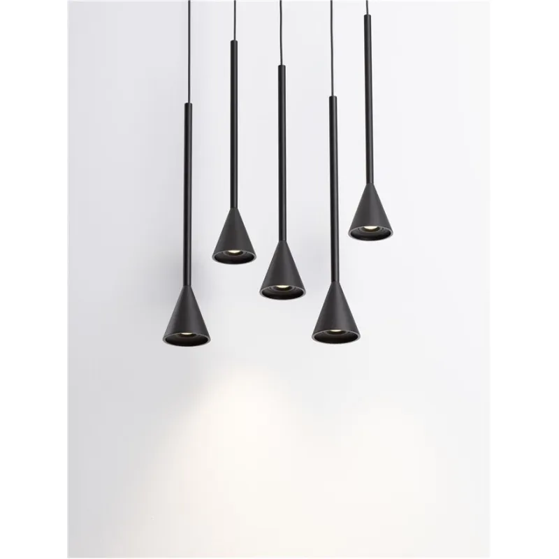 Pendul 9060219 Net Nova Luce, Modern, Led, Negru