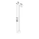 Stâlp 9060261 Pipe Nova Luce, Modern, Led, Negru