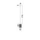 Pendul Exterior 9060322 Motley Nova Luce, Modern, Led, Corten