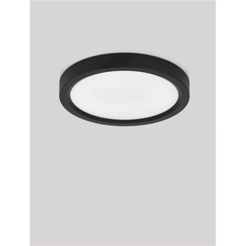 Plafoniera 9060996 Cerium Nova Luce, Modern, Led, Negru