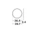 Plafoniera 9060999 Cerium Nova Luce, Modern, Led, Alb
