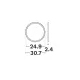 Plafoniera Exterior 9061005 Cerium Nova Luce, Modern, Led, Alb
