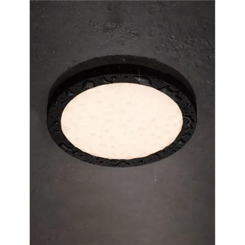Plafoniera Exterior 9061006 Cerium Nova Luce, Modern, Led, Negru
